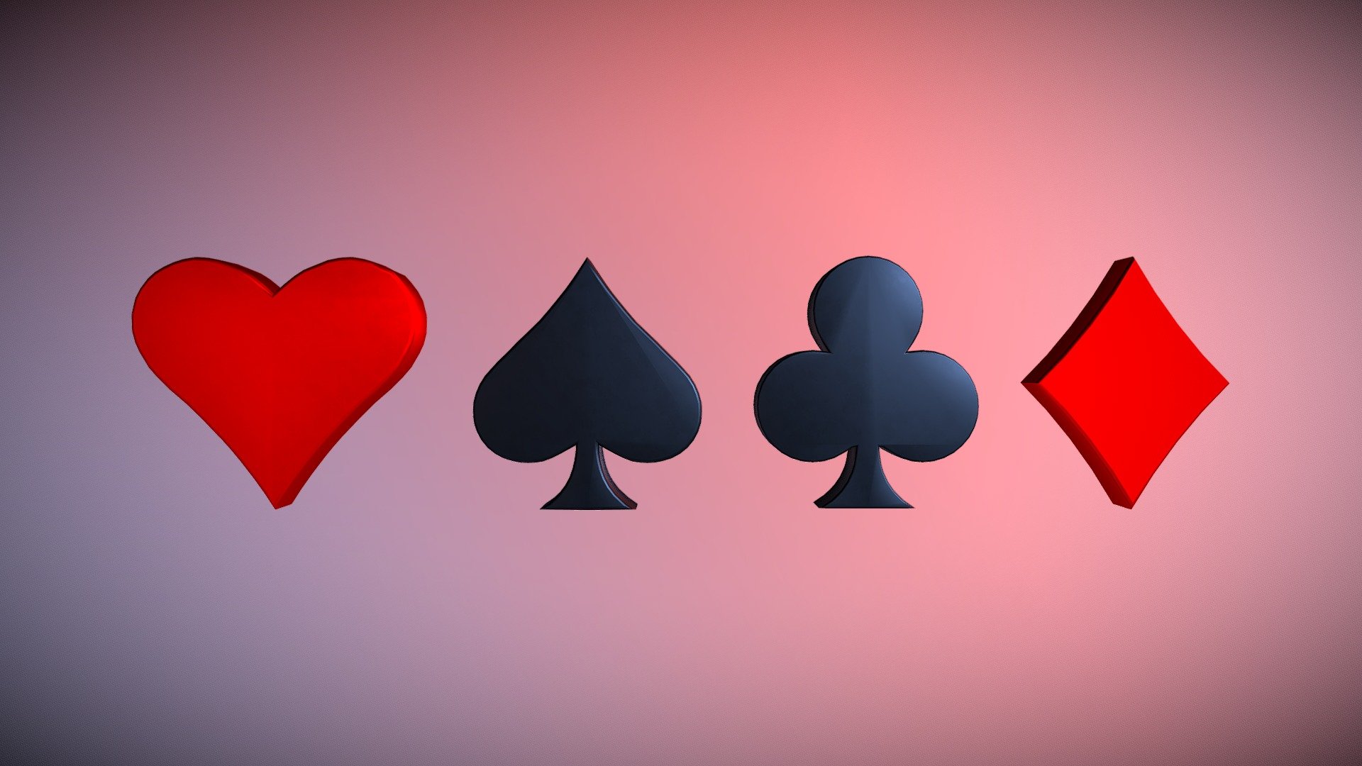 Playing-Cards Symbols - Download Free 3D model by AnshiNoWara [4141857 ...