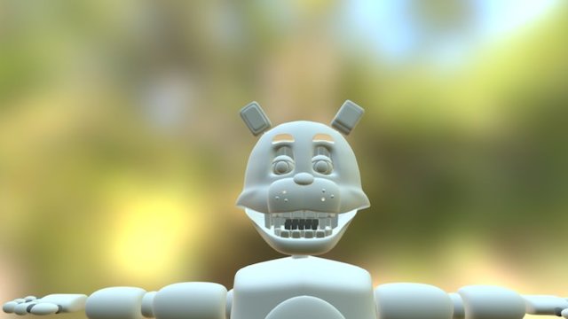 white freddy 3D Model