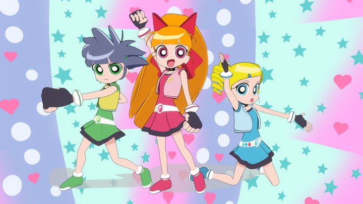 Demashita! Powerpuff Girls Z Anime 3D Model 3D Model