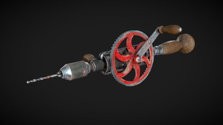 GAP Texturing Assignment - Old Drill 3D Model