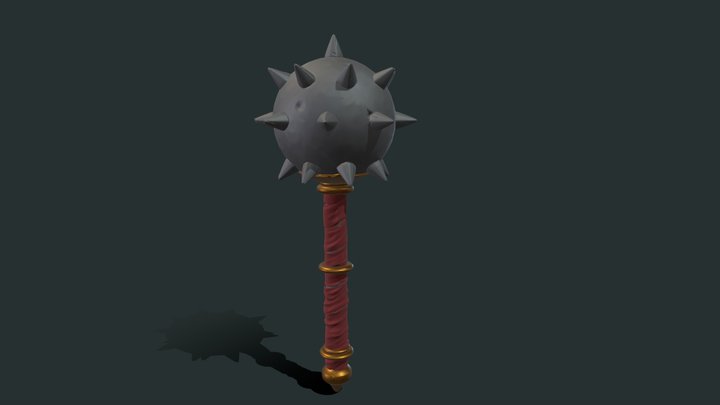 Darkest Dungeon - Man-at-arms Mace 3D Model