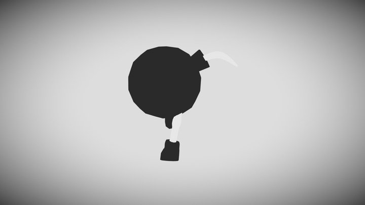animated bomber man 3D Model