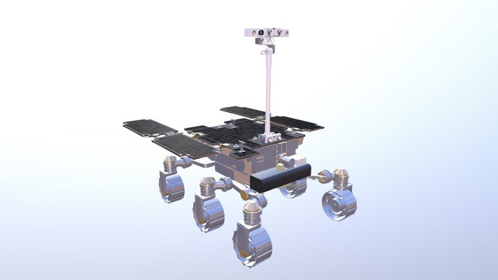 ESA ExoMars Rover 3D Model
