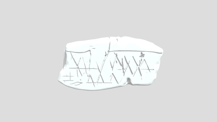 Ancient Carving Stone | Astrogeomanity 3D Model