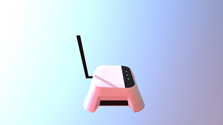 Wi-Fi Router 3D Model