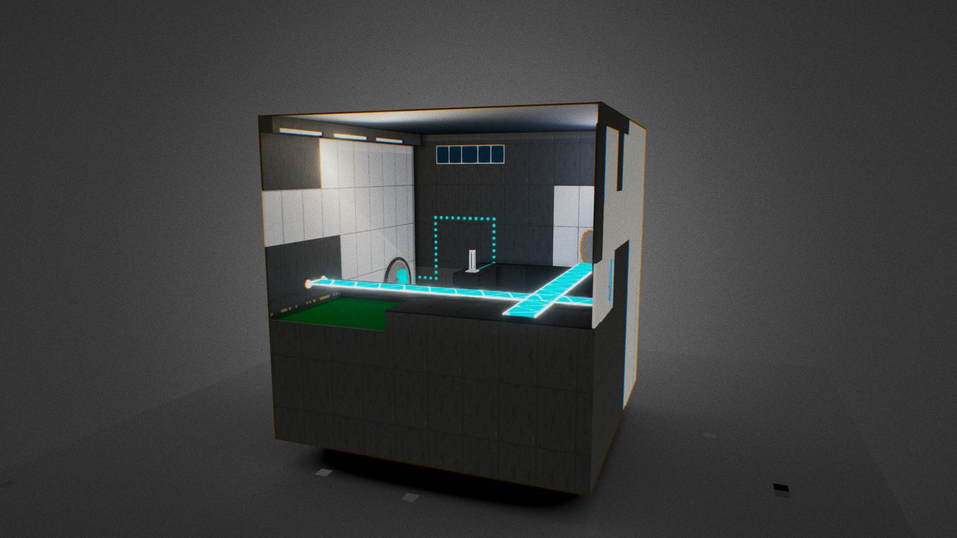 Portal 2 level - 3D model by dxandaniel [414a8bd] - Sketchfab