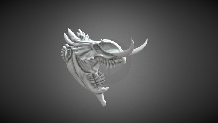 Kinsbane Head 3D Model
