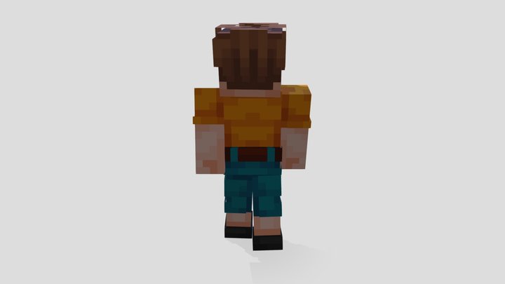 Minecraft Skin Example 3D Model