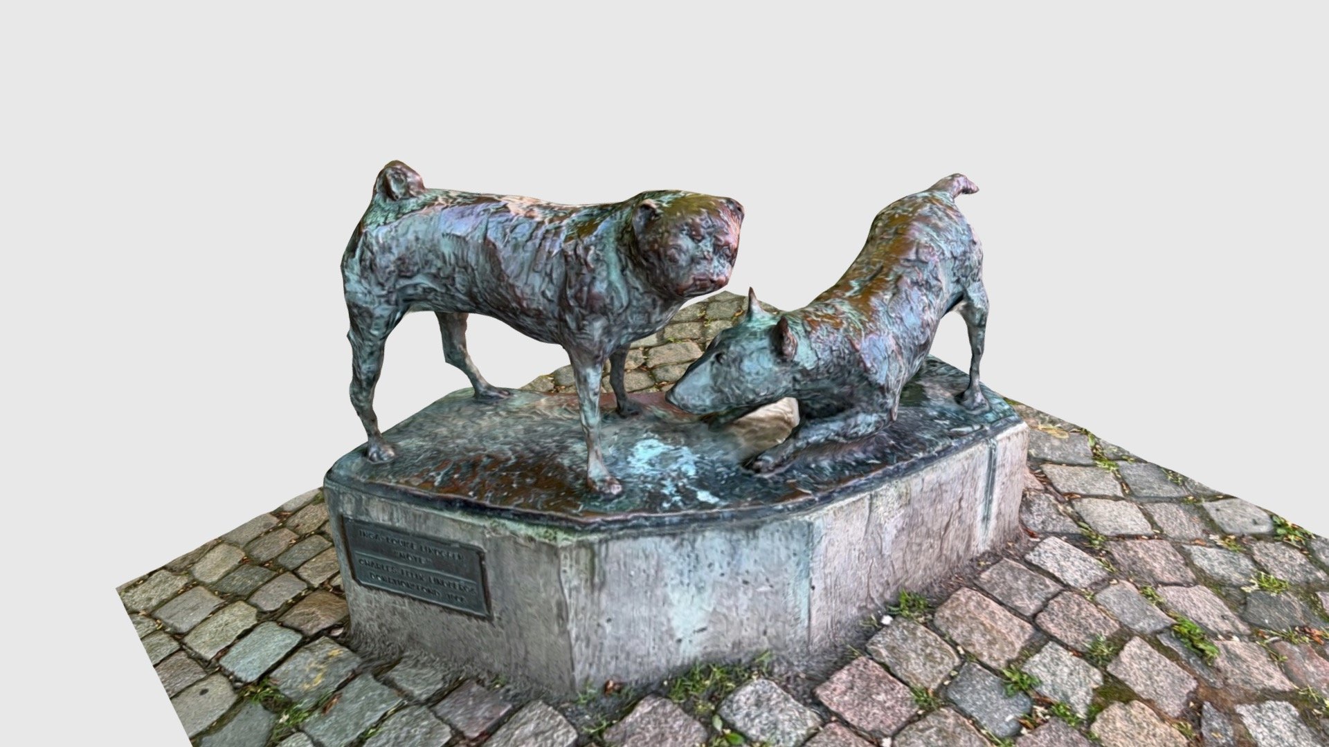 Dog statue