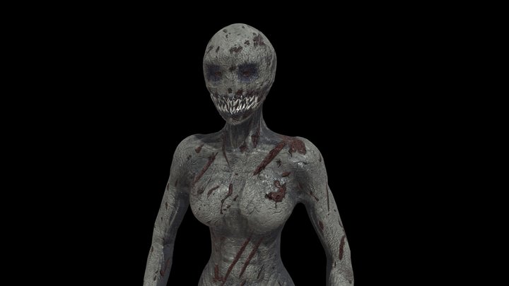 Monster Girl 3D Model