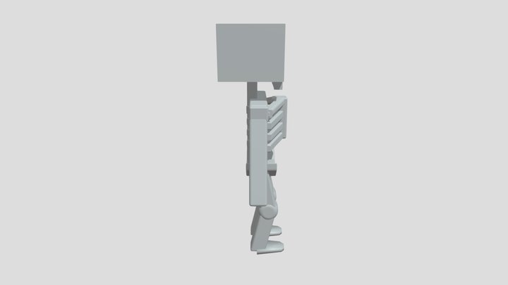 Realistic Minecraft Skeletton – Gratis 3D-model STL