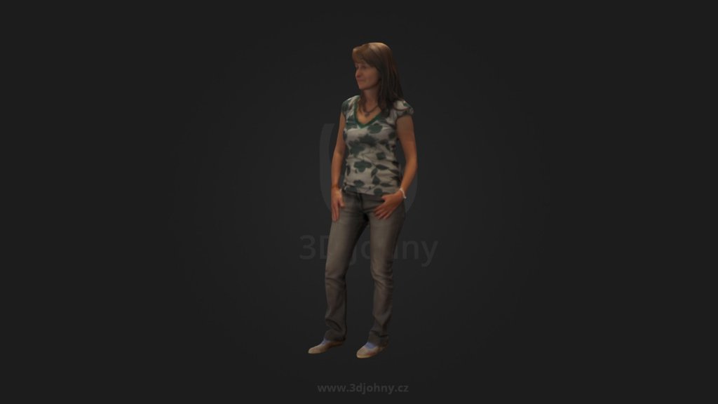 Jiřina — Sketchfab embed 3D viewer