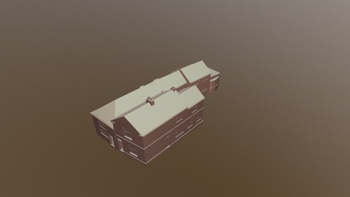 20195-114 ~ 1 Oxford Road, Exning -  3D 3D Model