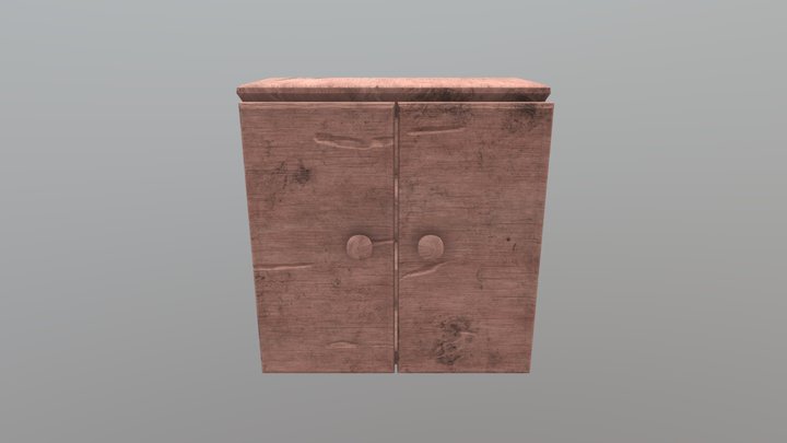Decaying Cabinet 1 3D Model