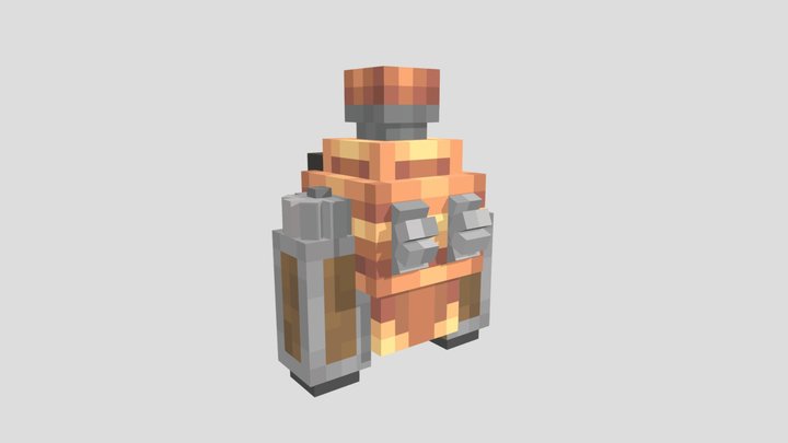 Steampunk Jetpack | Minecraft Models 3D Model