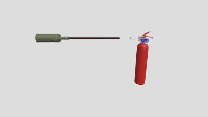 EXTINTOR - ENG642 SIM 3D Model