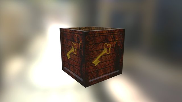 Open Crate Texture 1 3D Model