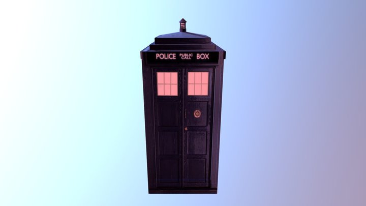 TARDIS (Doctor Who) 3D Model