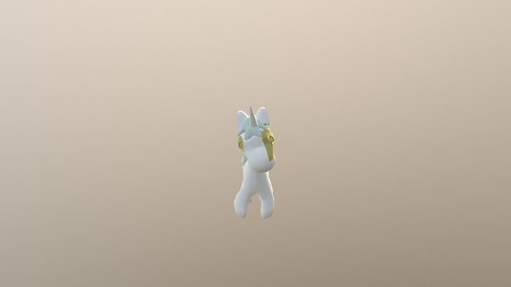 Unicorn: Idle Animation 3D Model