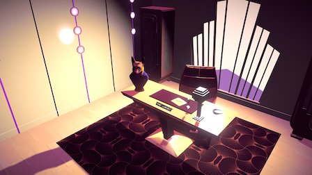 Office Scene 3D Model