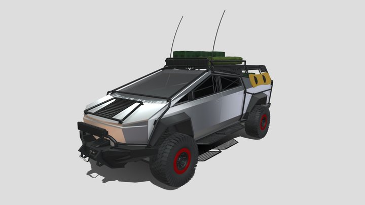 Tesla Cybertruck SUV 3D Model