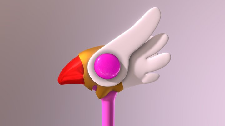 Card Captor Sakura Selling Wand 3D Model