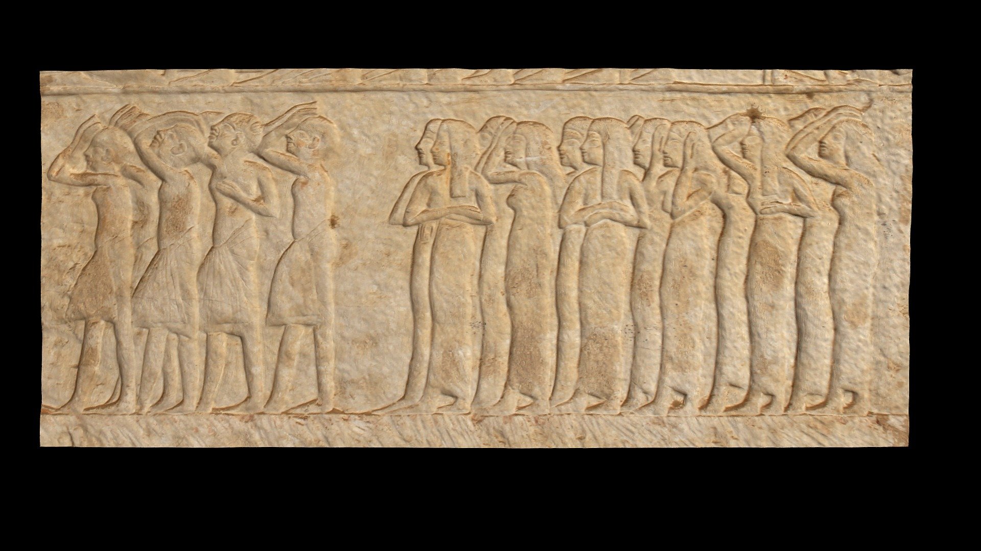 Tomb relief showing mourners