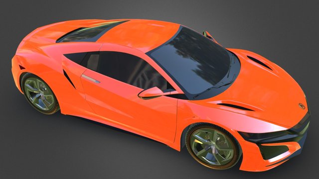 CAR ACURA NSX 2016 3D Model