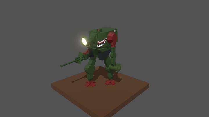 KV2 walker 3D Model