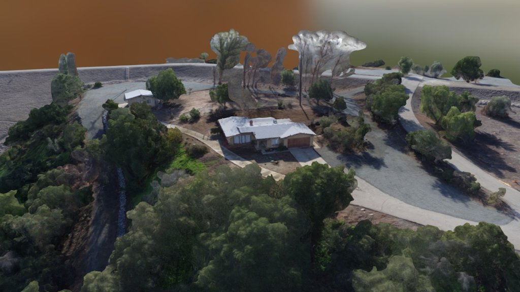 Villa Park Dam House (orbits and nadir)