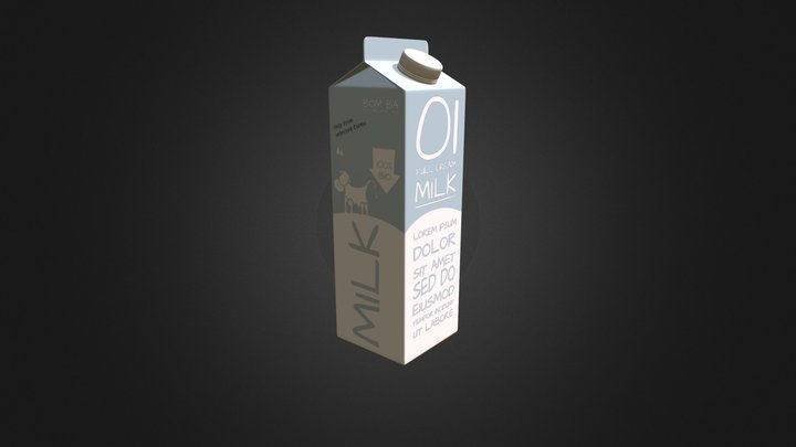 BOM BA MILK 3D Model