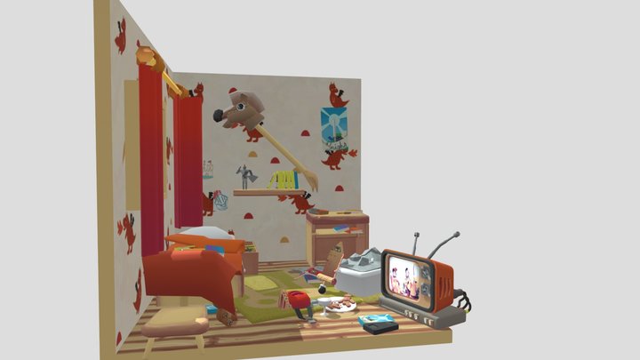 Danny's Room 3D Model