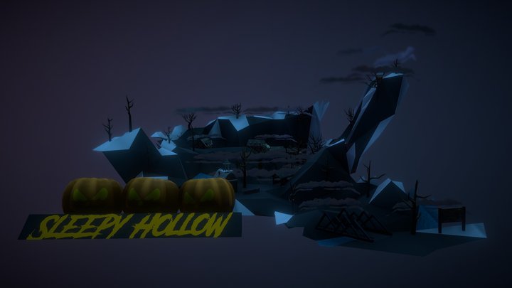 (BurnWork Team)Sleepy Hollow Project Map 3D Model