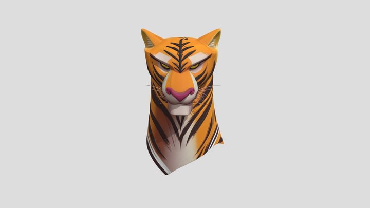 Tiger Fury 3D Model