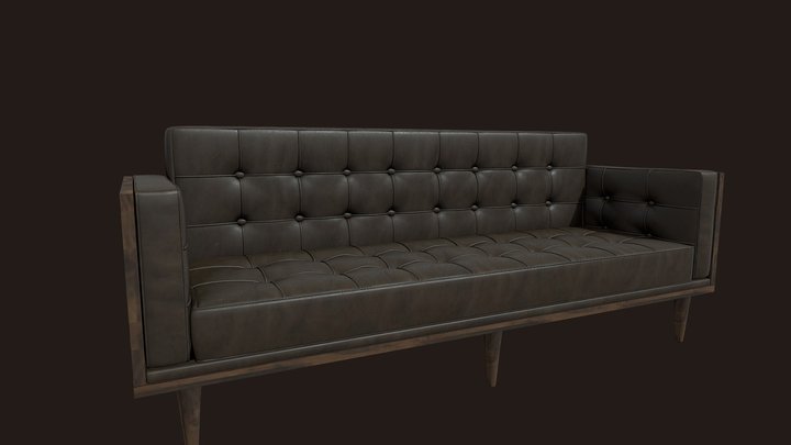 Bicasso_Three_Seater_Sofa 3D Model