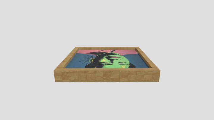 Andy Warhol Mao 3D Model