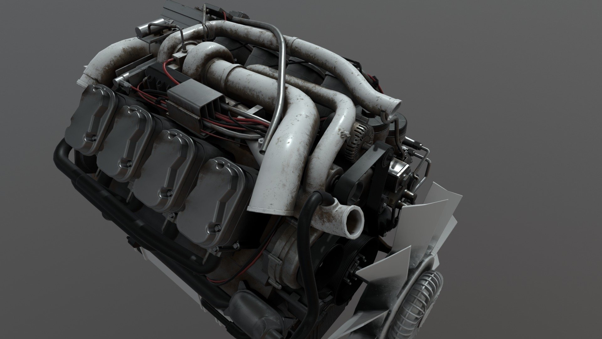 EngineV8 - 3D model by Nikolay.Aristov [415bd48] - Sketchfab