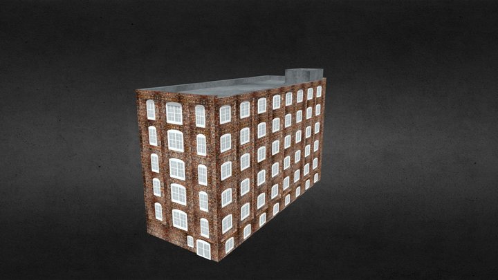The repetitive building 3D Model
