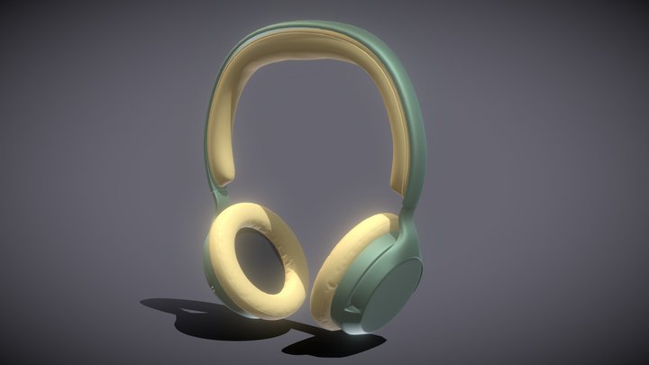 Cool Headphones 3D Model