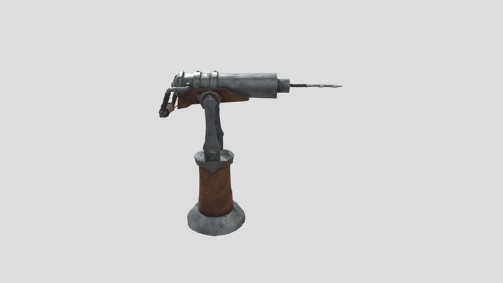 Sea Of Thieves Harpoon 3D Model