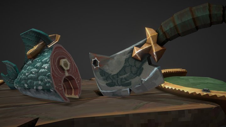 Fishmonger’s Galley - PROPS 3D Model