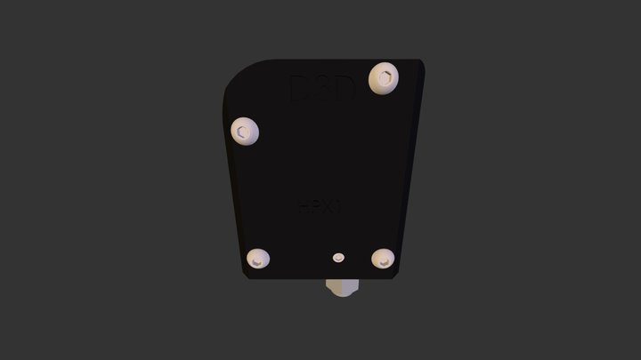 HPX1 Remote Mount 3D Model