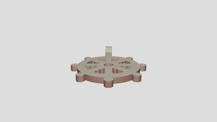 Dharmachakra 3D Model