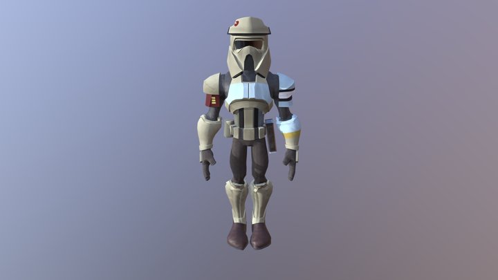 Disney infinity Shore trooper 3D Model