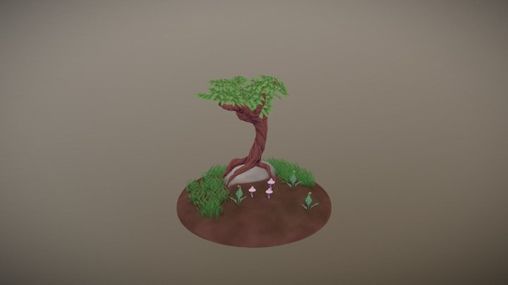 Diorama - Hand Painted 3D Model