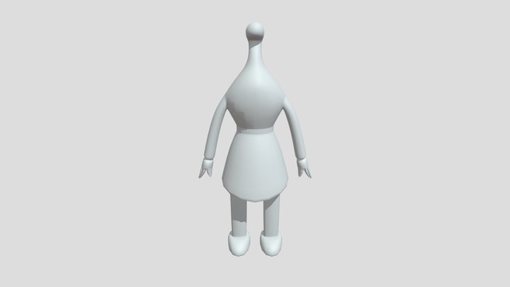 Untitled Goose Girl (WIP) 3D Model