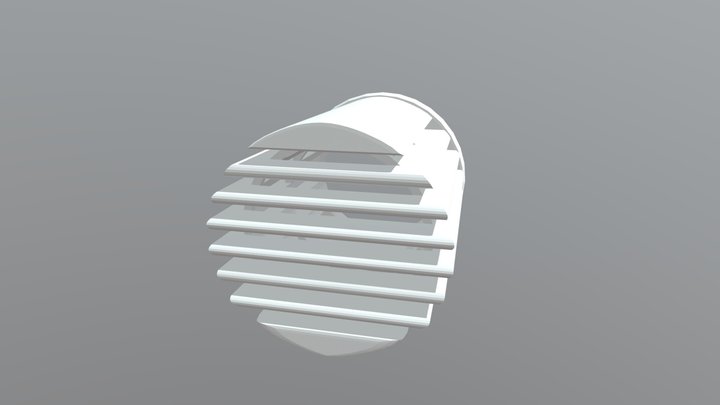 Go Kart air filter cover 1 3D Model
