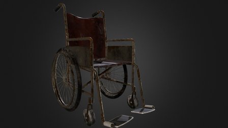 Asylum Wheelchair 3D Model