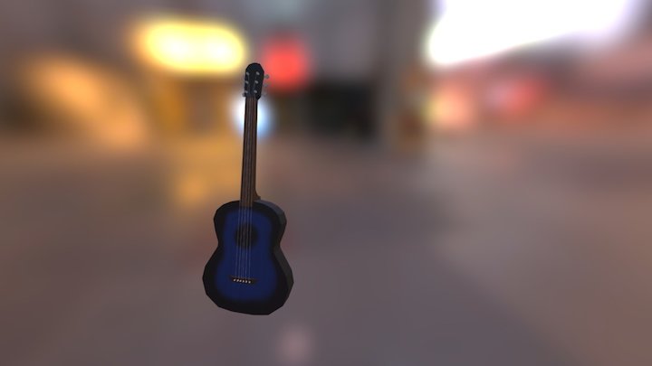 Guitar 3D Model