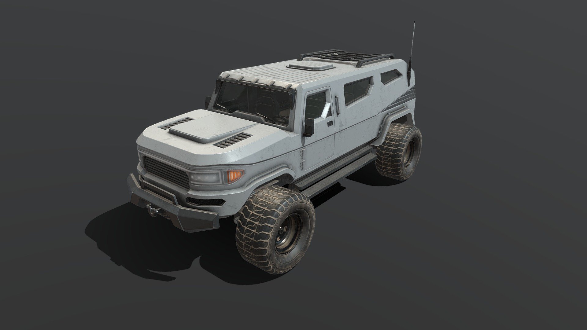 Recon APC 4x4 Sci-fi Armor Military Vehicle - 3D model by Jermesa ...